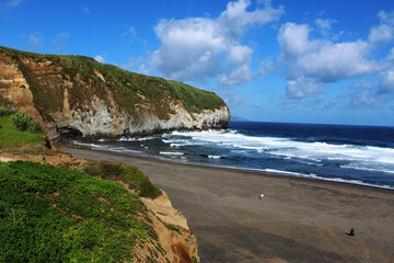 Santa Barbara beach in São Miguel Island, Azores
