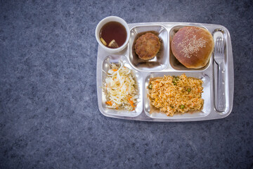 takeaway food, set lunch