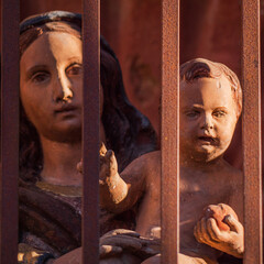 Mother and Child, religious Statues in Cordoba