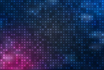 Vector abstract background of colored glowing dots, template for your design, wallpaper