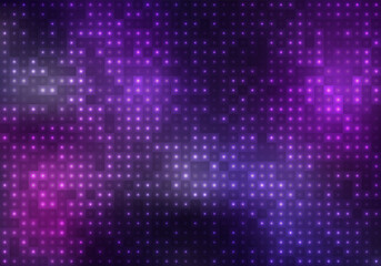 Obraz na płótnie Canvas Vector abstract background of colored glowing dots, template for your design, wallpaper