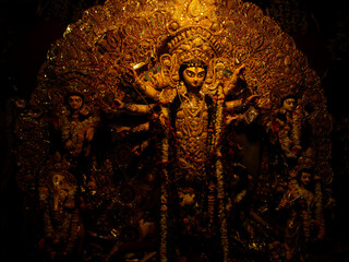 Different looks of Goddes Durga Idol