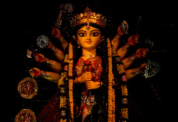 Different looks of Goddes Durga Idol