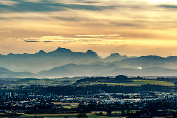 Fototapeta premium Bergpanorama