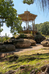 China-style natural park in Brazil. Park located in the center of the city.