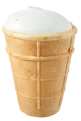 Ice cream on a stick isolated