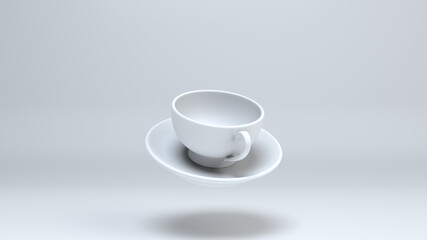 3d Render Object minimal Abstack background isolate