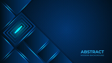 Blue abstract modern background geometry shapes