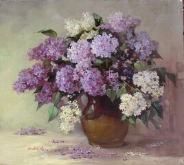 still life with lilac