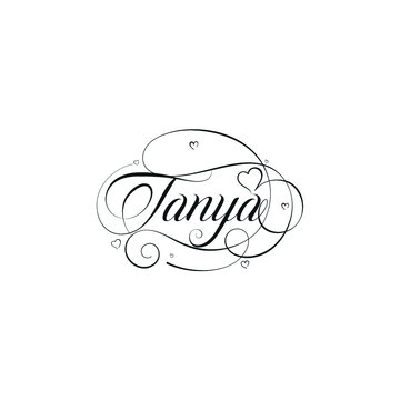 Tanya Name Design - Draw-public