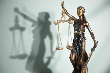 The Statue of Justice symbol