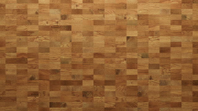 Wood Texture background. Parquet Wallpaper with a Light and Dark Timber Rectangle tile pattern.