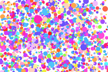 Light multicolor background, colorful vector texture with circles. Splash effect banner. Glitter silver dot abstract illustration with blurred drops of rain. Pattern for web page, banner,poster, card