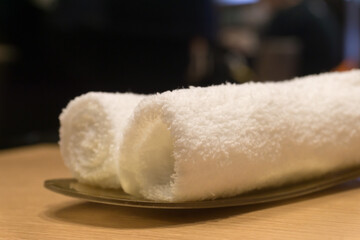 おしぼりタオル　飲食店	
