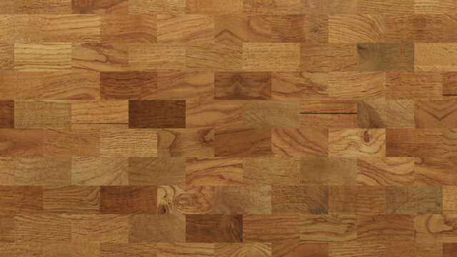 Wood Texture background. Parquet Wallpaper with a Light and Dark Timber Rectangle tile pattern.