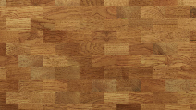Wood Texture background. Parquet Wallpaper with a Light and Dark Timber Rectangle tile pattern.