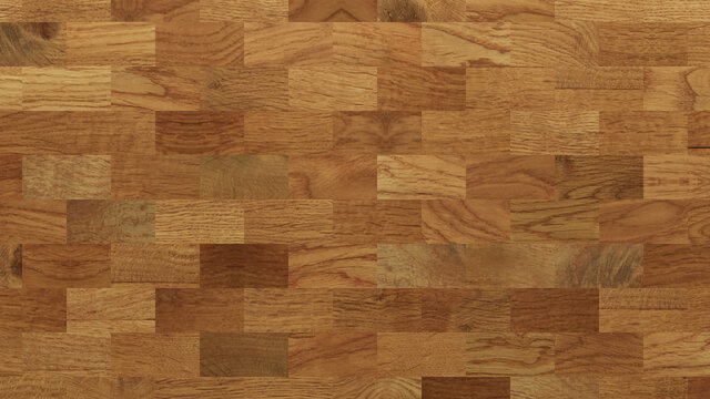 Wood Texture background. Parquet Wallpaper with a Light and Dark Timber Rectangle tile pattern.