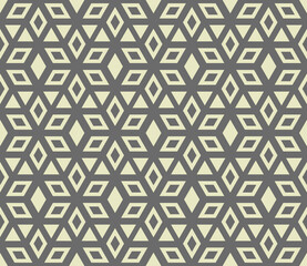 Abstract geometric pattern. A seamless vector background. Gray ornament. Graphic modern pattern. Simple lattice graphic design