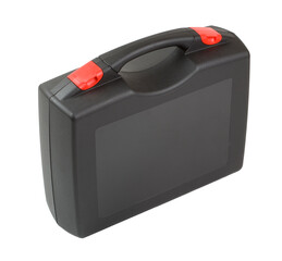 simple black plastic case for holding tools