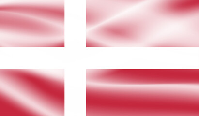 Obraz premium Grunge Denmark flag. Denmark flag with waving grunge texture.