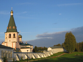 Naklejka premium Russia. Valdai. Assumption Cathedral of the Iversky monastery.