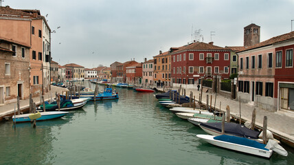 Fototapeta na wymiar Canal on Murano