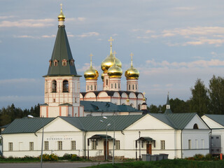 Russia. Valdai. Assumption Cathedral of the Iversky monastery.