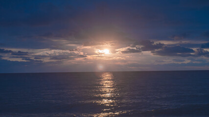 warm sunset in georgia