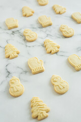 Christmas Shortbread Sugar Cookies
