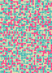 Abstract Geometric Pattern generative computational art illustration