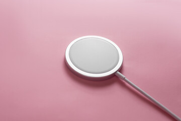 wireless magnetic charger for your phone. background