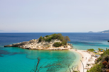 Fototapeta premium Kokkari village, at Samos island, Aegean sea, Greece,