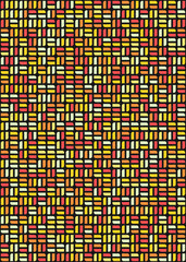 Abstract Geometric Pattern generative computational art illustration