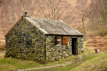 Stone hut at Ashness