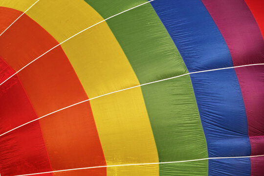 detail of a hot air balloon