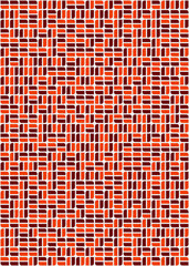 Abstract Geometric Pattern generative computational art illustration