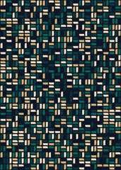 Abstract Geometric Pattern generative computational art illustration