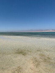 Obraz premium sand beach and sky