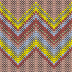 Soft zig zal lines knitting texture geometric