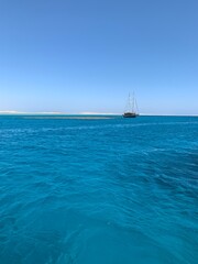 Obraz premium yacht in the sea