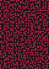 Abstract Geometric Pattern generative computational art illustration