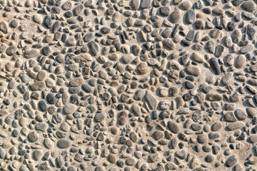 Pebbles texture for indoor and outdoor decoration and industrial construction concept design