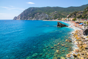 Obraz premium Picturesque coastal village of Monterosso al Mare, Cinque Terre, Italy.