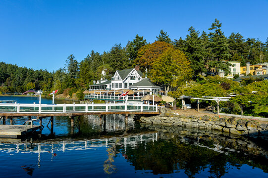 Old house, Roche harbor, San Juan islands, Washington State