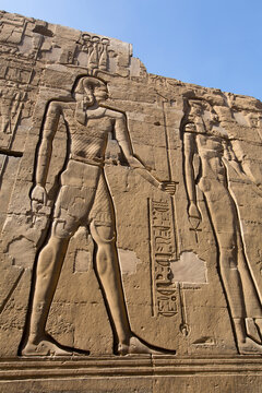 Wall Reliefs, Temple of Sobek and Haroeris, Kom Ombo, Egypt