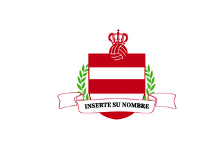 Logo de futbol personalizable © Franco