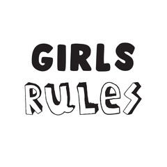 Inspirational quote for children. Motivational lettering for nursery poster, greeting card, stickers, scrapbook design.