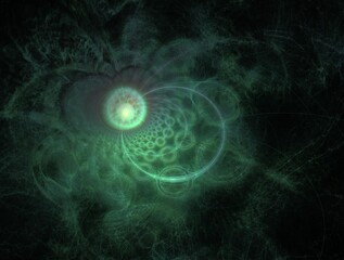 Imaginatory fractal background Image