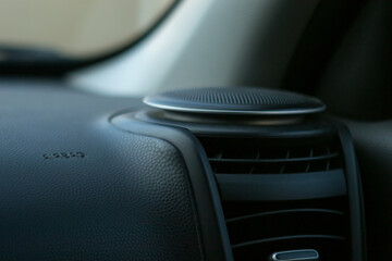 close up of a car interior