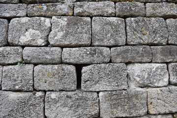 Natural stone wall, brickwork background, Stuttgart, Germany